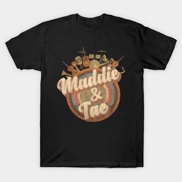 Music Tour Vintage Retro Style // Maddie & Tae DUO OF THE YEAR T-Shirt by kumurkumur